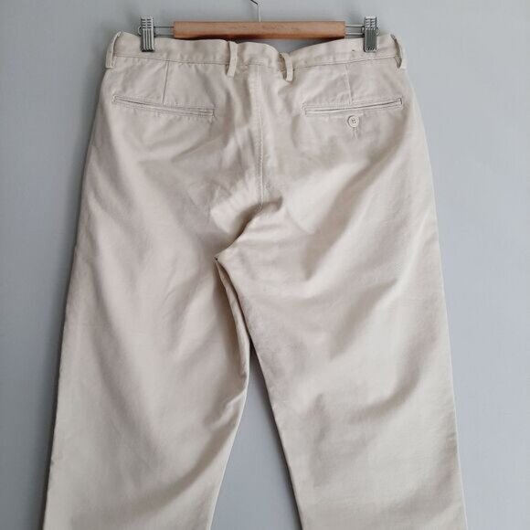 J. CREW Broken In Classic Chino Pants Light Beige Men's Sz 31 - Picture 6 of 11